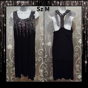 WOMENS SEQUIN COCKTAIL DRESS SIZE M